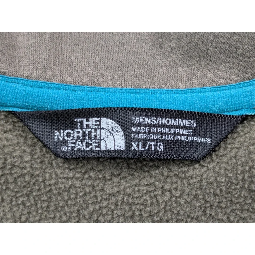 The North Face Mens XL FlashDry-XD Quarter Zip Fleece Pullover Brown Jacket